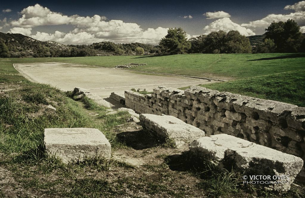 Peloponnese - Olympia  - Ancient Olympic Stadium (776 BC)